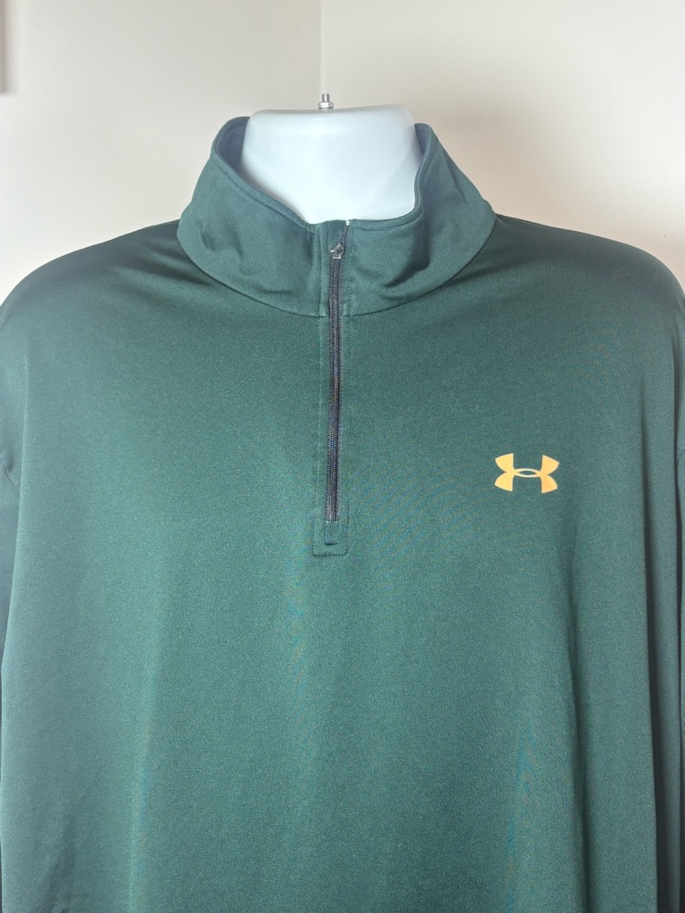 Under‎ Armour Green Quarter-Zip Pullover